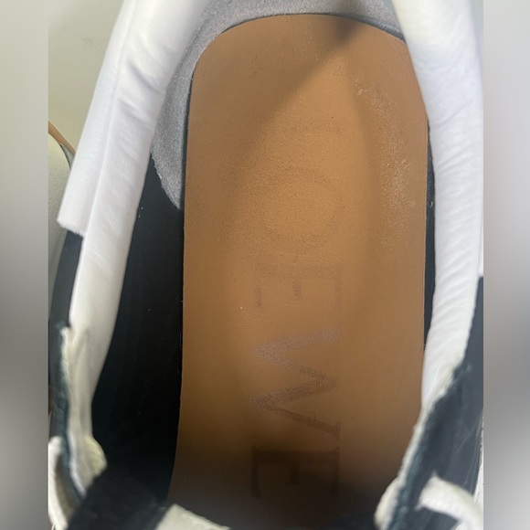 Authentic LOEWE Flow Runner In Nylon And Suede In Black/White - Picture 8 of 13